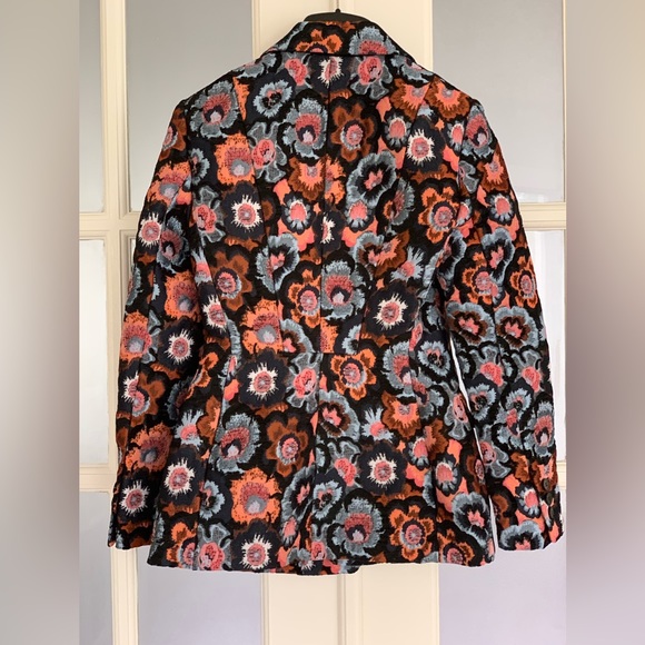 Theory Equestrian blazer in floral jacquard - Picture 14 of 15